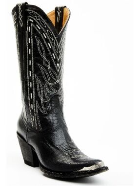 Idyllwind Black Western Embroidered Leather Cowboy Boots